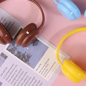 Słuchawki dla lalki bawełnianej, urocze słuchawki do lalki bawełnianej 10 cm, mini słuchawki do pluszowej lalki, dekoracja, modne akcesoria DIY dla lalek, prezent