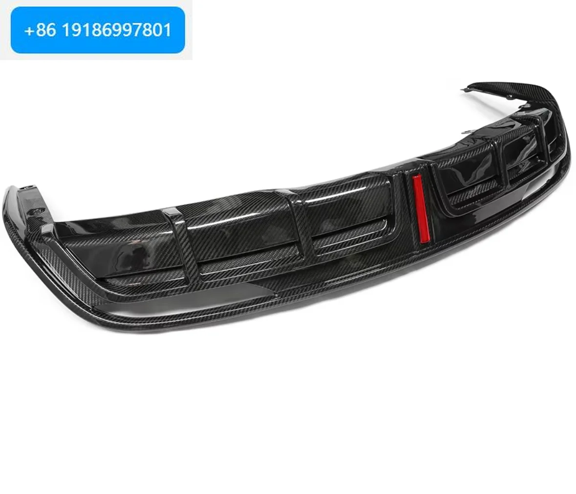 2024+ MODEL 3 Dry Carbon Fiber Rear Diffuser for  Body Kits Exterior Real Dry Carbon Rear Bumper Lip Protector