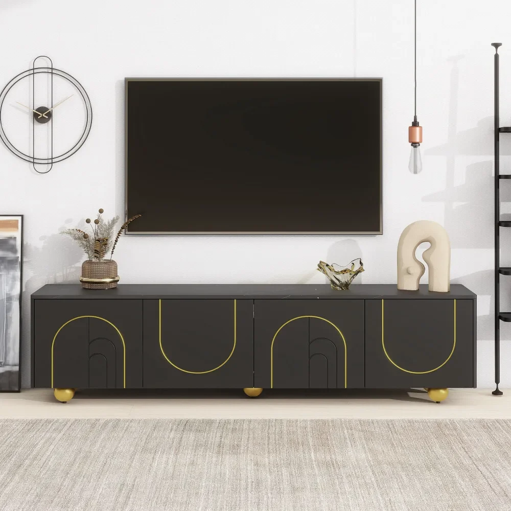 Luxury Living Room Tv Cabinet Cheap Modern Furniture Cradle Complete Supports Media Console Television Mueble Stand Full Dining