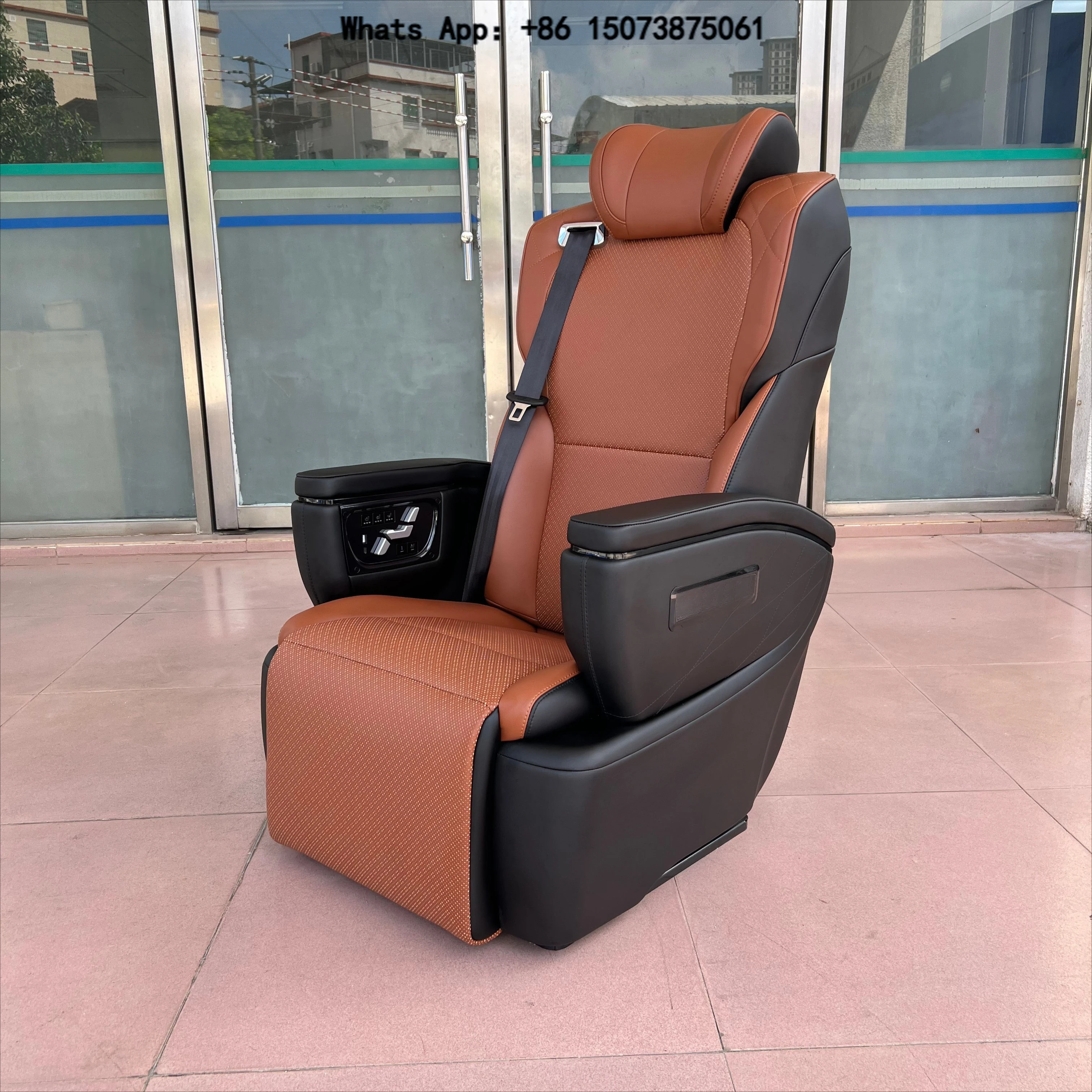 Comfortable PVC PU Massage Car Seats for Executive Vans Adjustable Electric Aero Seats for Sprinter Alphard Modified Car Seats