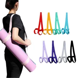 150*3.8cm Yoga Strap Cotton Exercise Yoga Mat Belt Adjustable Stretch Bands Yoga Mat Bundle Shoulder Straps Pilates Rope