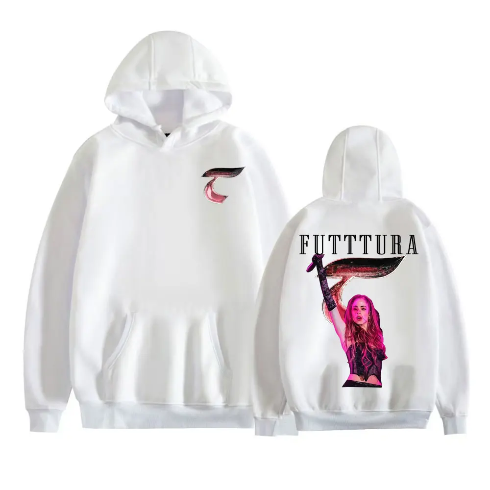 ألبوم تيني ستوسيل فودريا 2025 جولة هوديس الرجال النساء جماليات عتيقة بلوزات شارع العليا Bodywarmer كم طويل مقنع