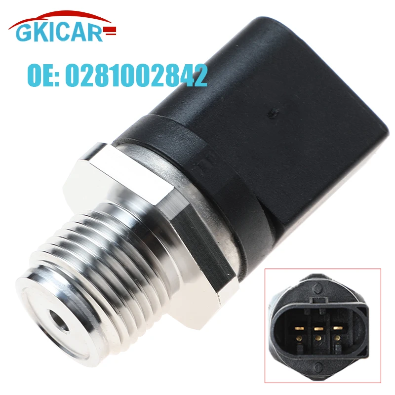 

0281002842 3 Pins Fuel Pressure Sensor 5117543AA 0281002504 For Mercedes-Benz Sprinter