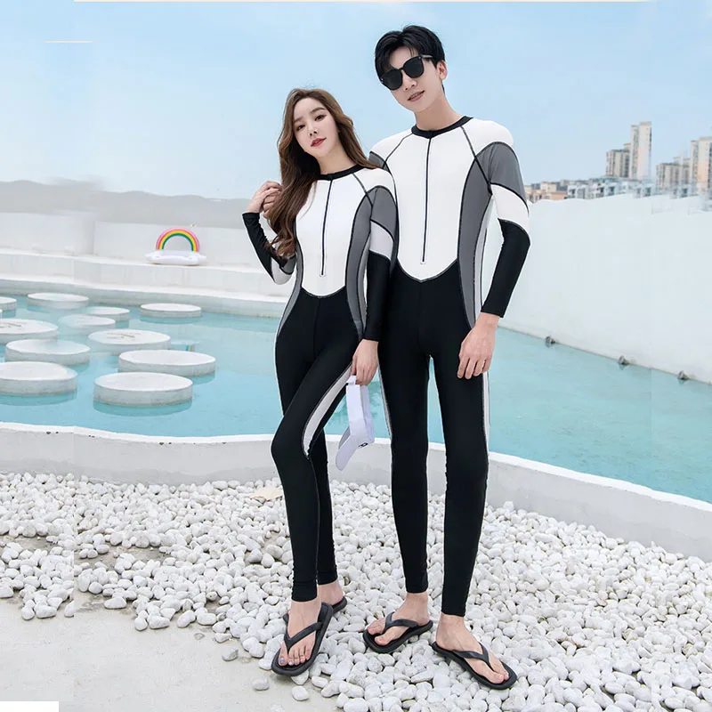 

Full Body Rash Guard Dive Skins Wetsuit Swimsuit Diving Scuba Suits for Women Men Adult, One Piece Swimming Body Suit Sportswear