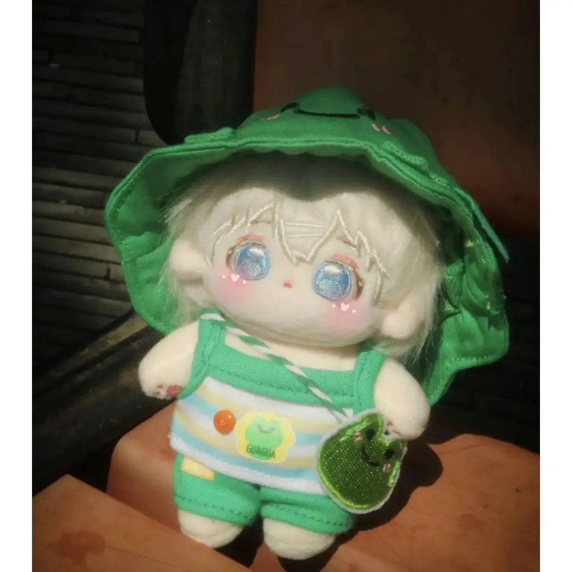 10cm Cotton Doll Clothes Cute Green Frog Set Girls Fans Collection Gifts DIY Doll Clothes for 10cm Idol Doll Outfit Accessories