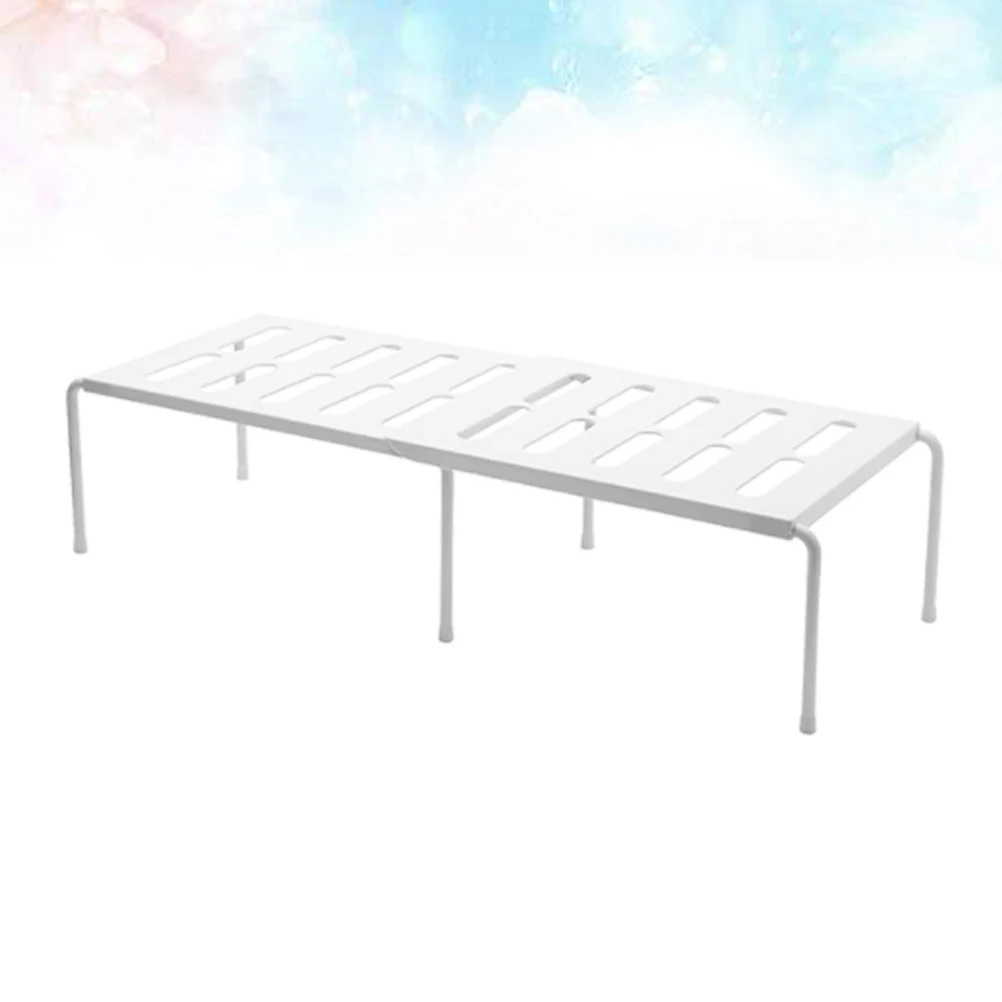 

Layered Storage Rack Shoe Integrated Holder White Space Saving Shelving