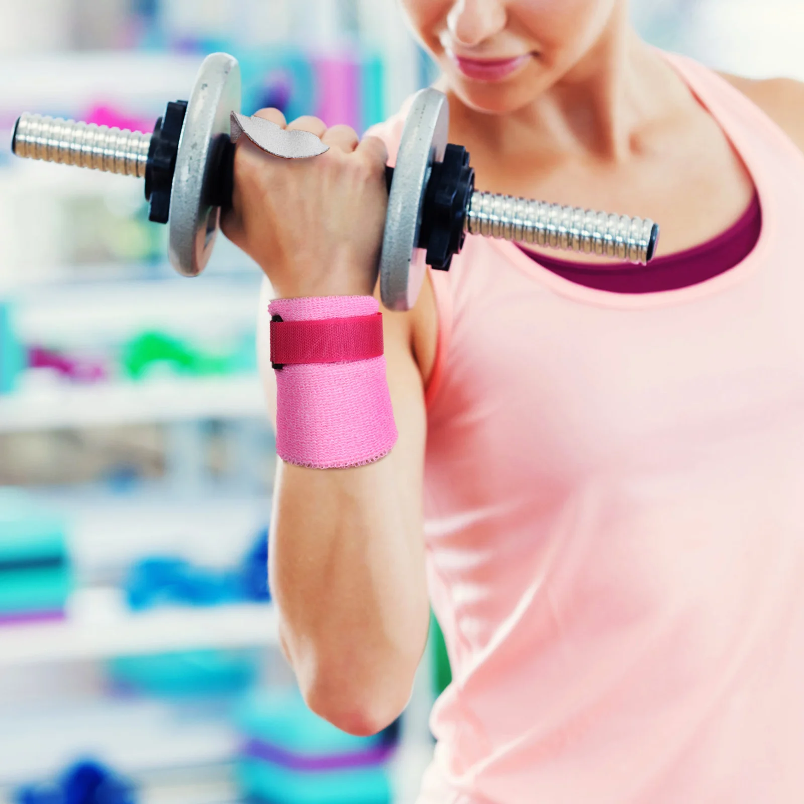 ที่จับยึดสำหรับออกกำลังกาย 10 ชิ้น 10 คู่ สำหรับบาร์ ป้องกันข้อมือ ป้องกันฝ่ามือ สายรัดข้อมือ