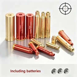 12GA 20GA 5.45x39 7.62x39 9x19mm .223 .308 .338 Gauge Red La-ser Bore Sighter Training Boresighter CAL Caliber Visible Zeroing