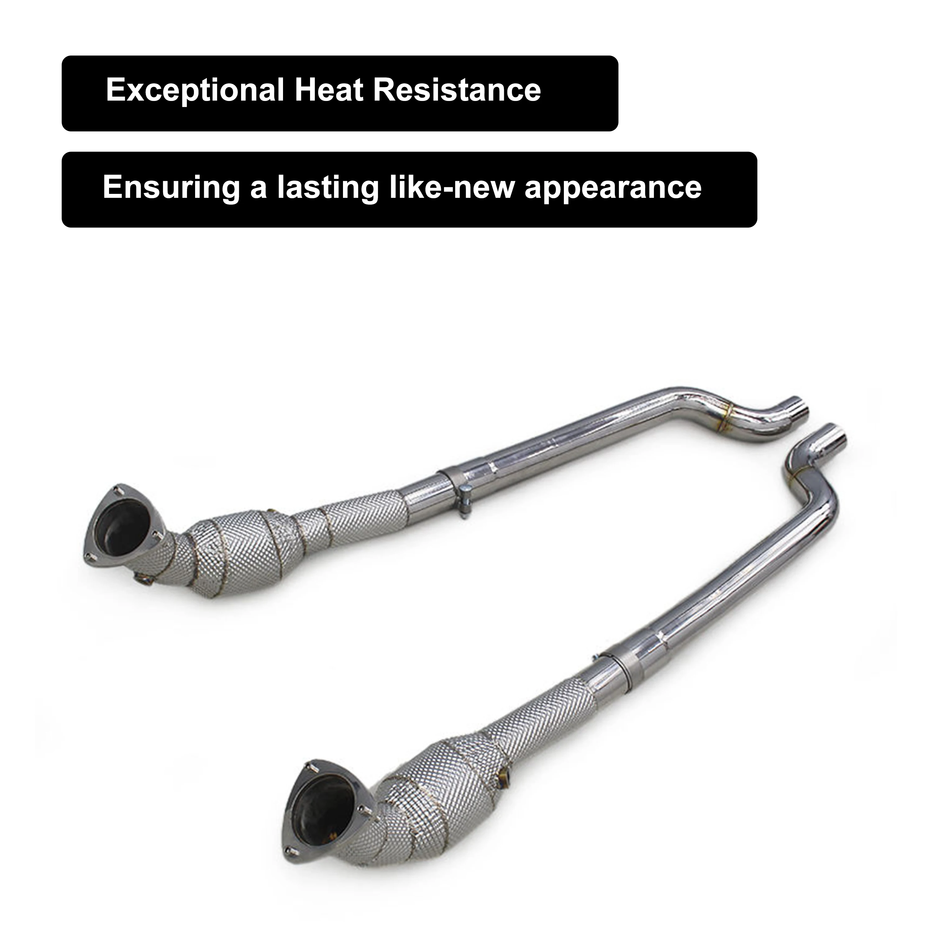 PRO Downpipe Exhaust Pipes for Maserati Gran Turismo / GT 4.2 / 4.7 2007-2019 High-performance Exhaust Downpipes Perfect Fit