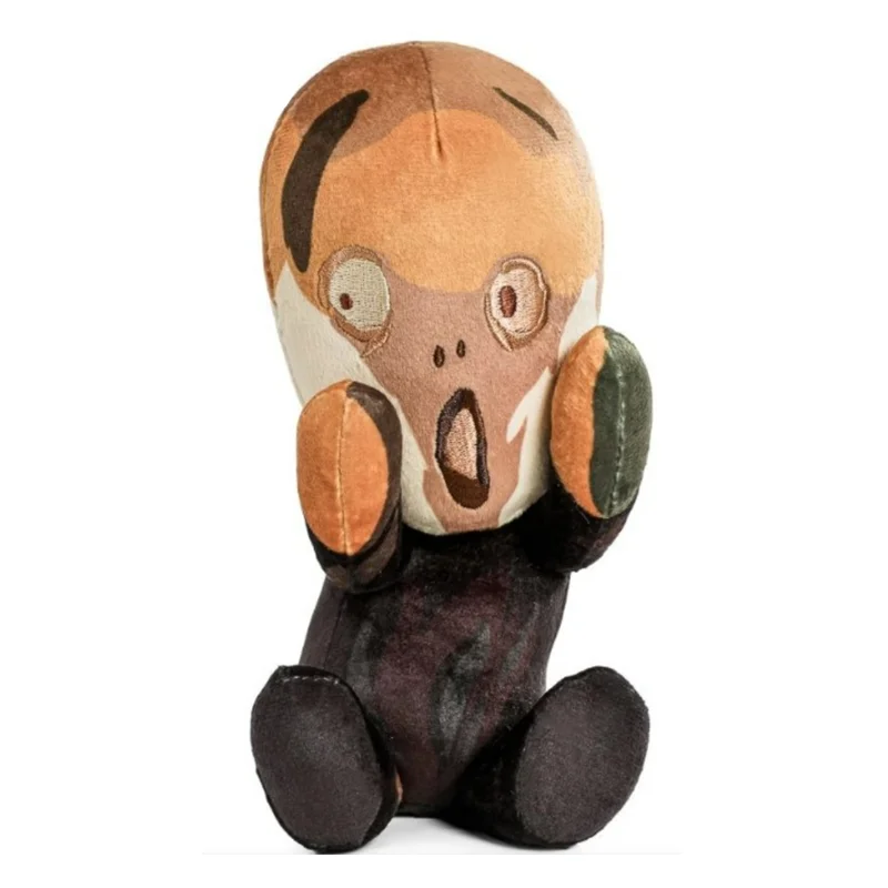 

New Painting The Scream Halloween Plush 19CM Kids Stuffed Toys For Children