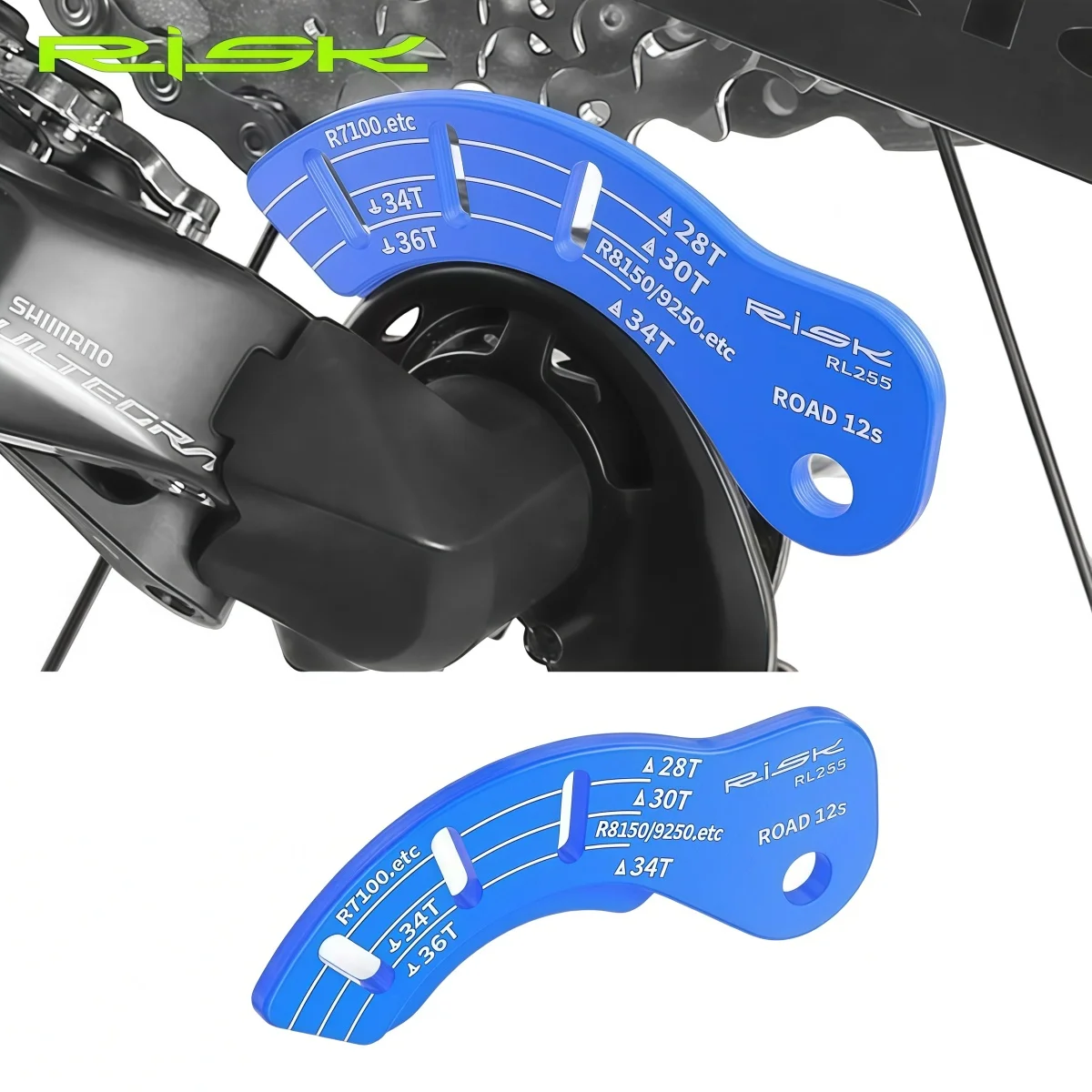 AliExpress NONE RISK RL255 12-Speed Electronic Rear Derailleur B-Tension Tool For SHIMANO Di2 (R7100/R7150/RX820/R8150/R9250) – Cassette Gauge