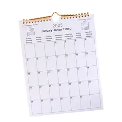 Large Wall Calendar Family Calendar Multilingual Monthly Wall Planner Schedule Board 2025 Calendar Monthly Planner For Meetings