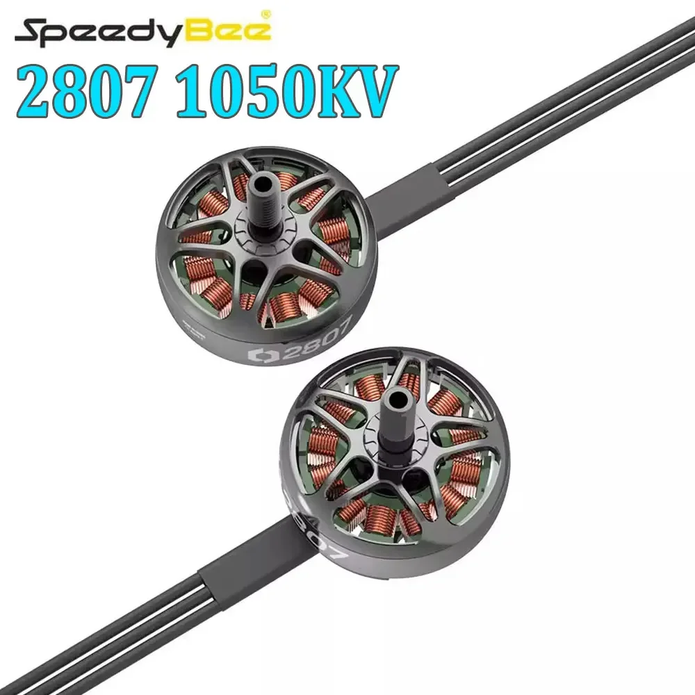 

SpeedyBee 2807 Brushless Motor 1050KV 6S LIPO for Mario Fold 8 DC FPV Long Range Drones DIY Parts