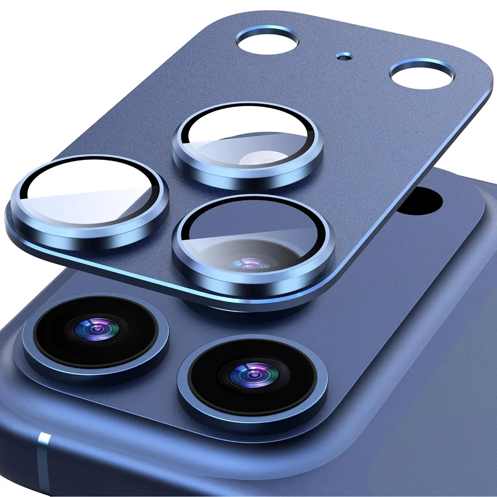 1 Stück Schutzfolie für iPhone 18 17 Pro Max/iPhone 17 Pro/17 Vollständige Abdeckung Ultra-Dünner Kameralinsen-Schutz Metallrahmen Neu