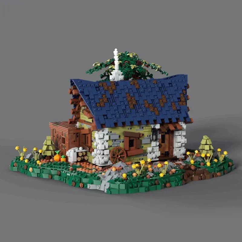 Klocki konstrukcyjne Moc, model ulicy, ciepła chatka bohatera, klocki techniczne, zabawki do samodzielnego montażu, zabawki budowlane dla dzieci, prezenty świąteczne.