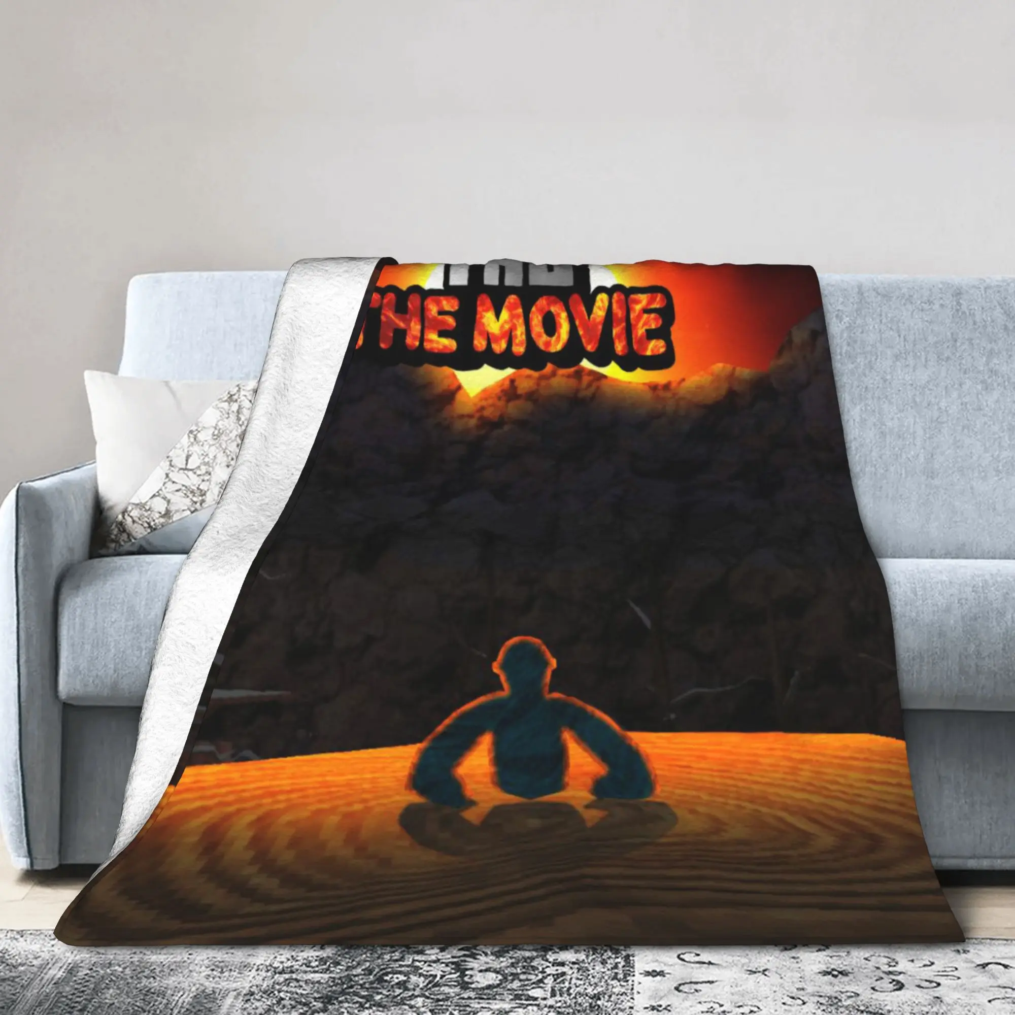 Comfort Gorilla Tag VR Gamer Blanket Stuff Home Decorative  Blanket Throw Lightweight Thin Velvet for Office