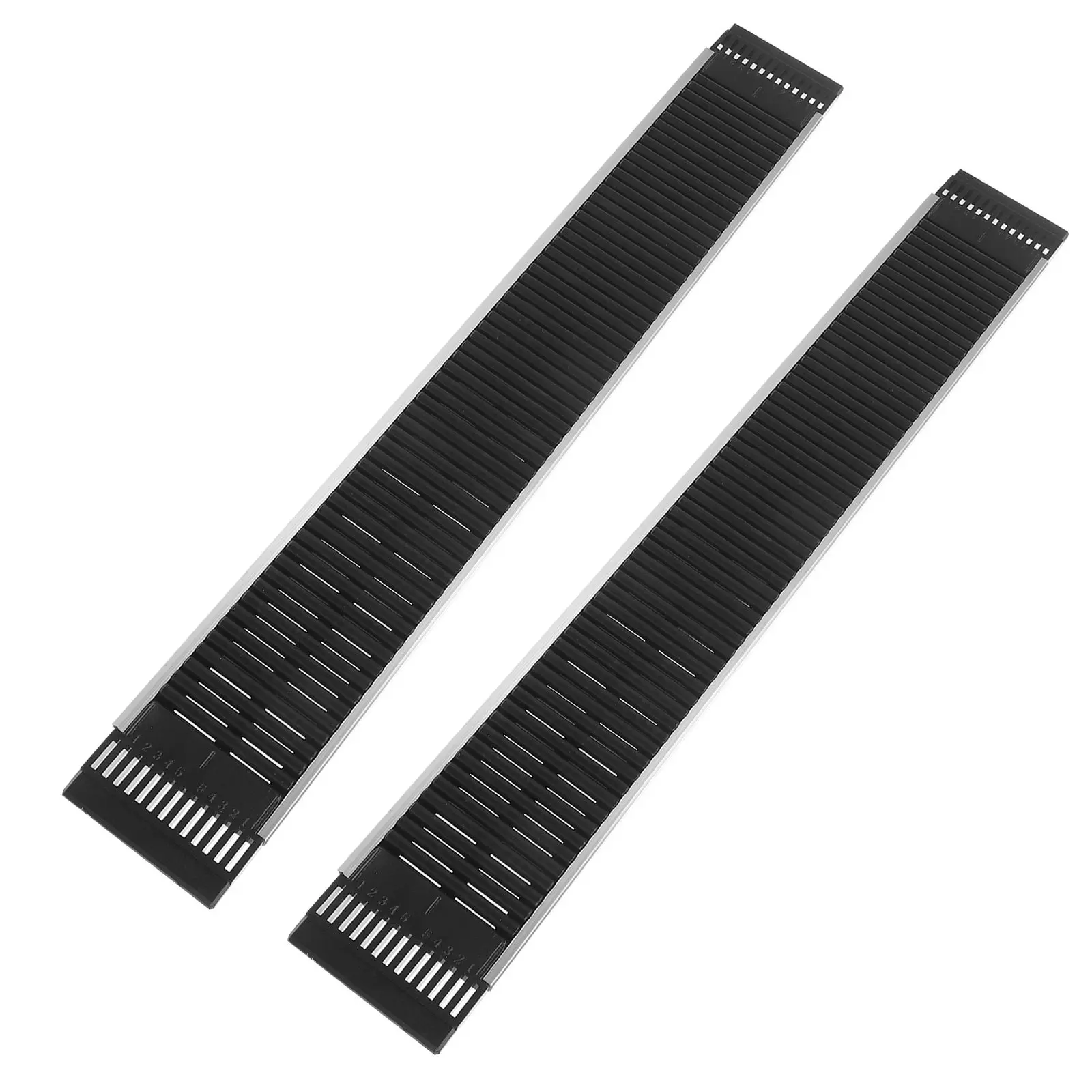 2 unidades de deslizadores automáticos para estantes de bebidas en refrigeradores, para latas de refresco, riel de reposición automática, bajo nivel de ruido, para uso en neveras de supermercado