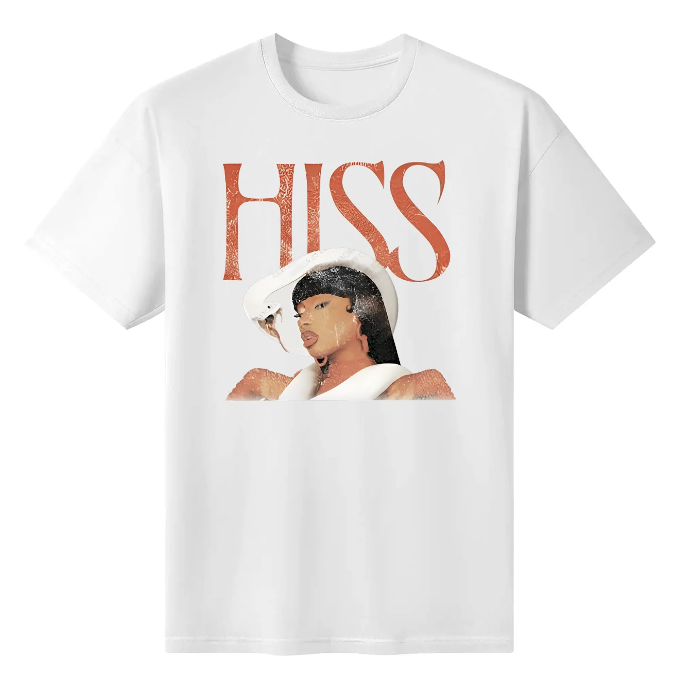 Megan Thee Stallion HISS T-shirts New Logo Merch Women Men Fashion Casual Rapper Short Sleeve Tee Top