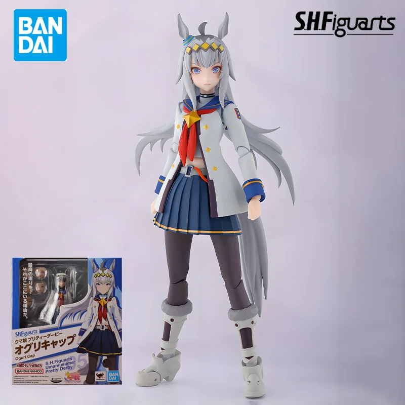 

BANDAI Original S.H.Figuarts Series Oguri Cap Anime Action Figure Assembly Desktop Ornament Model Toys Collectible Model