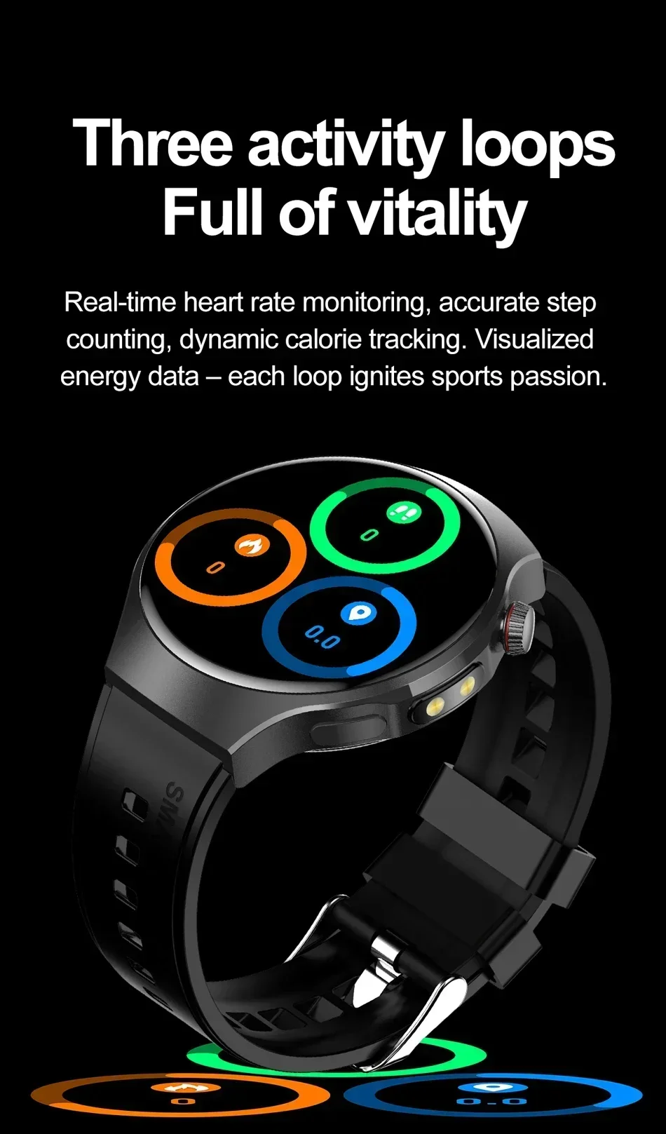 Sports Smart Watch with Bluetooth Calling, IP67 Water Resistance and 150+ Sports Modes description 16
