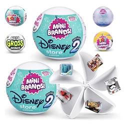 5 surpresa disney mini marcas de brinquedos cápsula misteriosa brinquedos colecionáveis bola cega presente das crianças