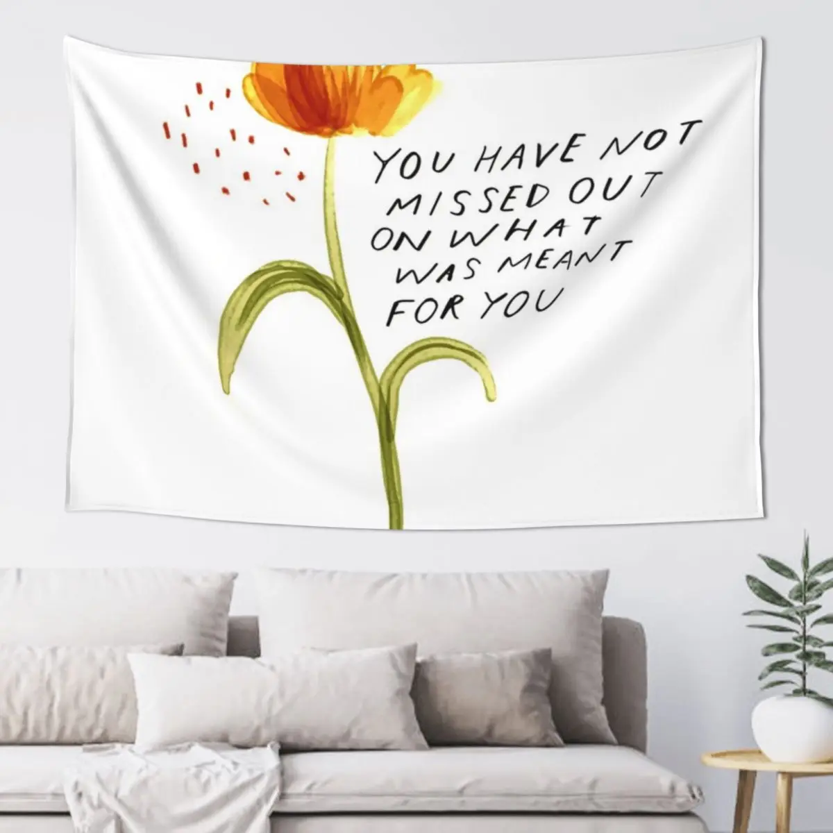 you have not missed out on what was meant for you - morgan harper nichols Tapestry Wall Carpet Wall Decoration Items Tapestry