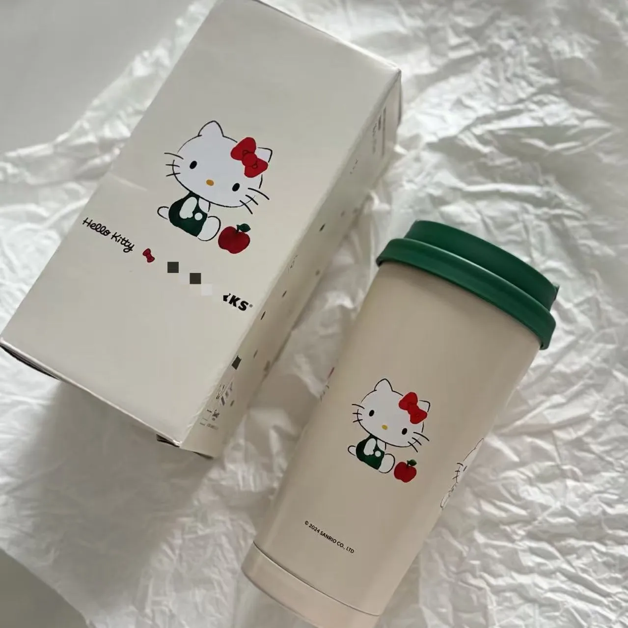 

New Hello Kitty Joint Coffee Cup 304 Stainless Steel Thermos 473ml Imitation Cup Coffee Cup Kawaii Water Cup Birthday Gift