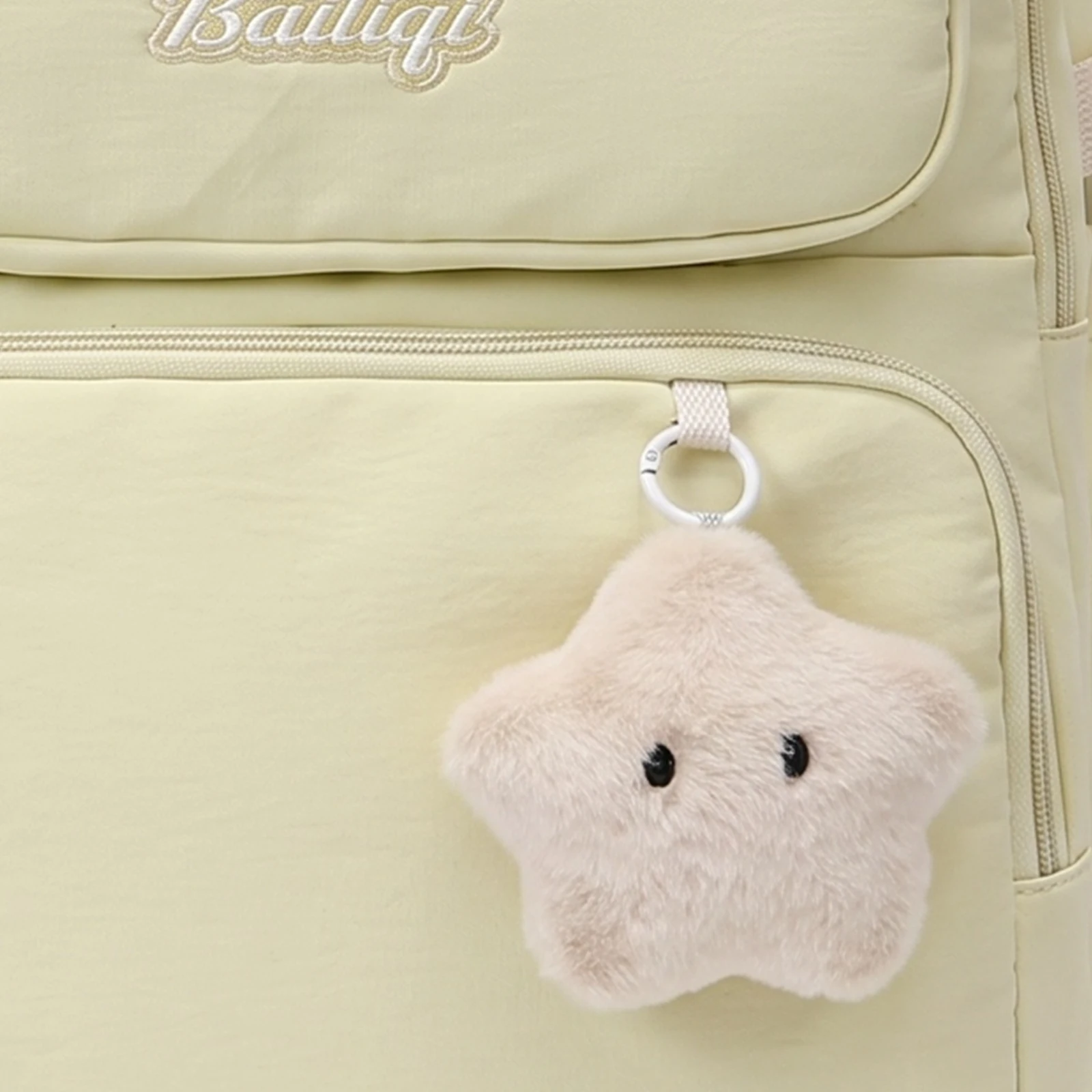 Young Women Backpack Korean Style Lightweight Nylon Multi-Compartment Casual Travel Bag