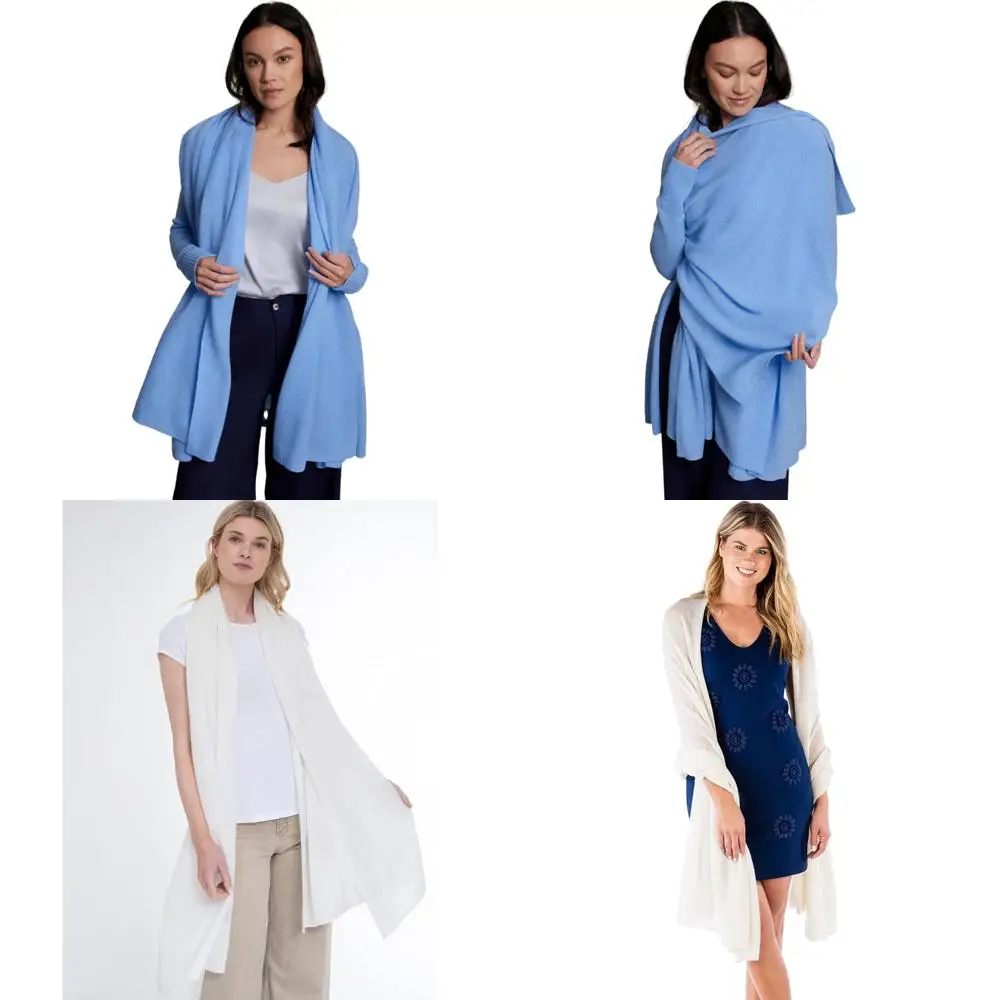 럭셔리 경량 100% 캐시미어 여행용 랩 편안한 여행을 위한