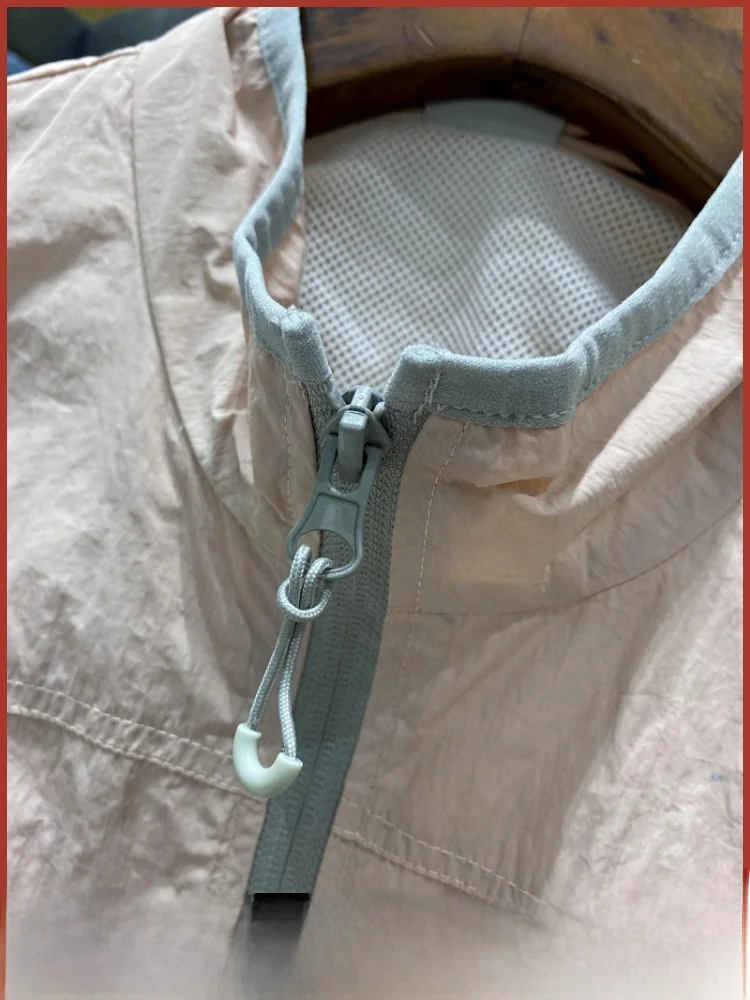 

Outdoor Sports Vest Men's Casual Breathable Multi-ket Functional Color Blo Layering Ventilated Versatile Youth Zipper