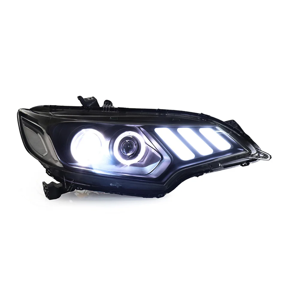 Wholesale factory manufacture LED Headlights for 2014-UP honda FIT/JAZZ GK5 Front Lamp Assembly RHD/LHD Available