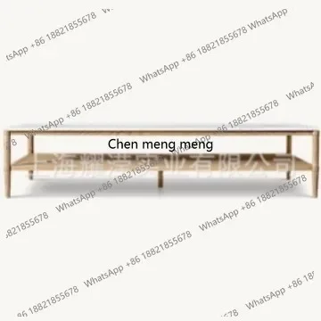 

Мраморный журнальный столик в американском стиле для гостиной, прямоугольный журнальный столик во французском стиле ретро