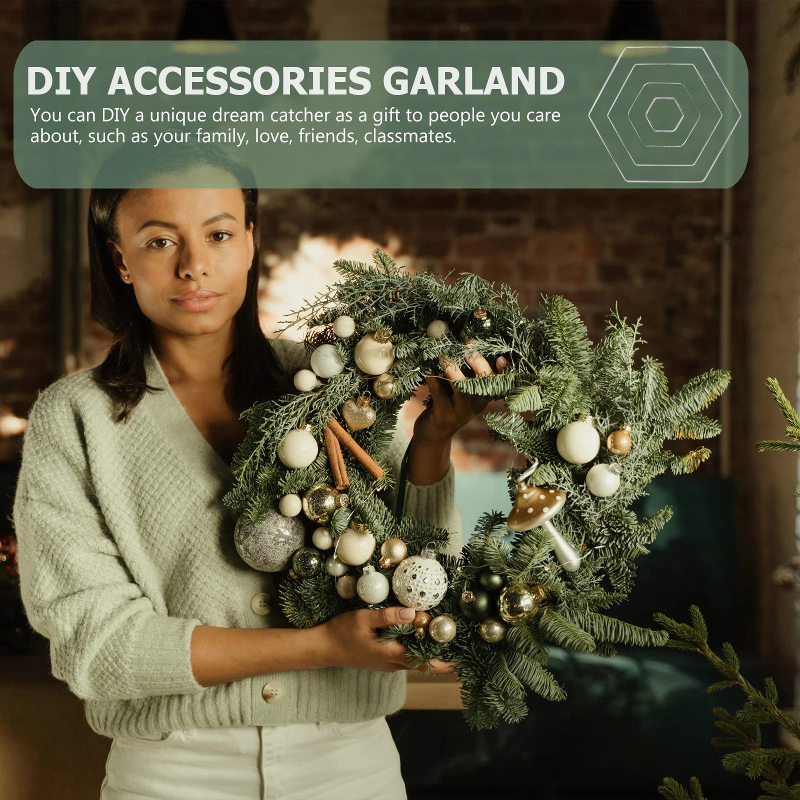 

16pcs Metal Lace Hoop For Diy Dreamcatcher Craft Silver Decorative Iron Rings Home Wall Hanging Art Wreath Making Tools