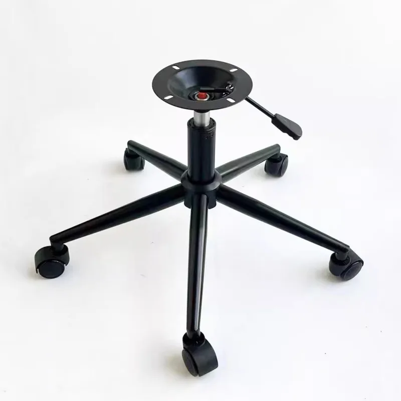 Black Five-star Foot Computer Chair Base High Stretch Widened Thickened Chair Accessories Chassis Pulley