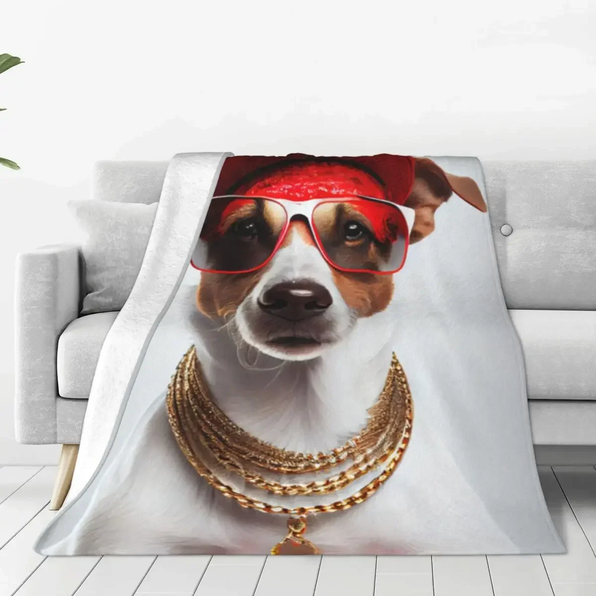 

Супермягкое детское одеяло для путешествий, Джек Рассел терьер, подстилка для кровати, кресло, новинка, чехол на диван, кровать