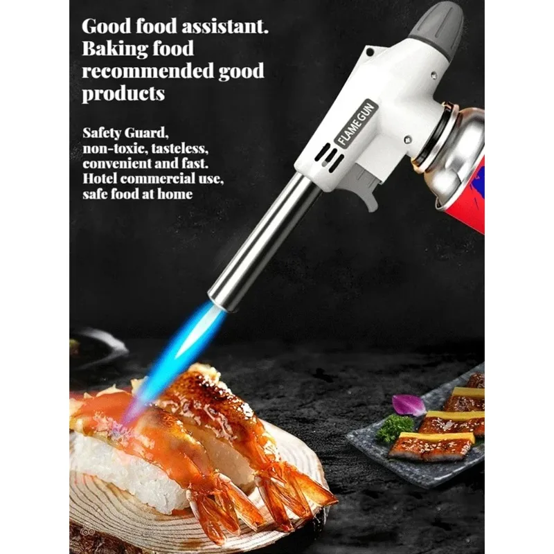 

Outdoor flame gun ceramic core spray gun small welding torch card burner barbecue kitchen baking igniter