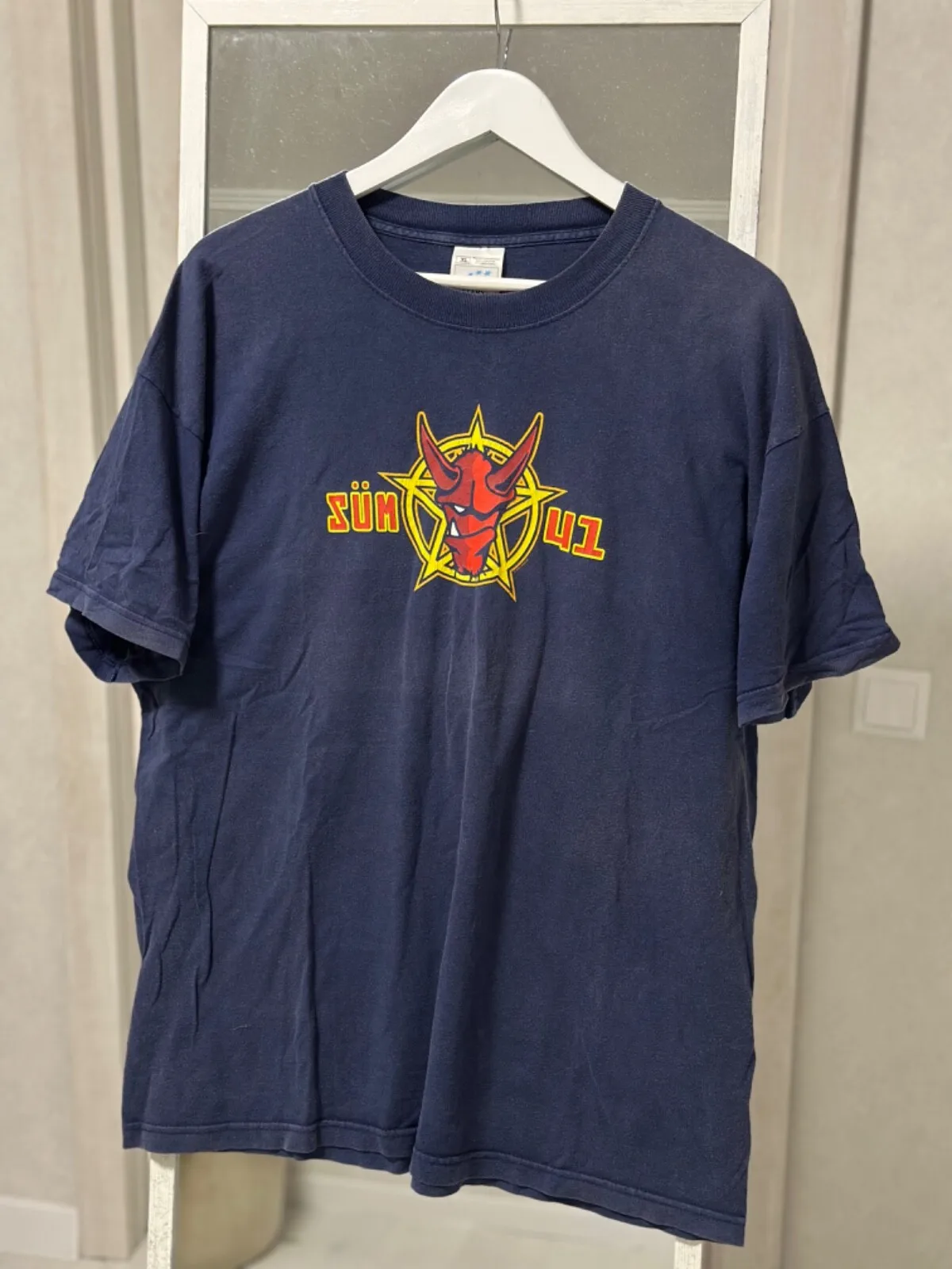 Vintage 2001 Sum 41 Punk Rock Band Devil Logo Men’s Rare T-Shirt Size Xl