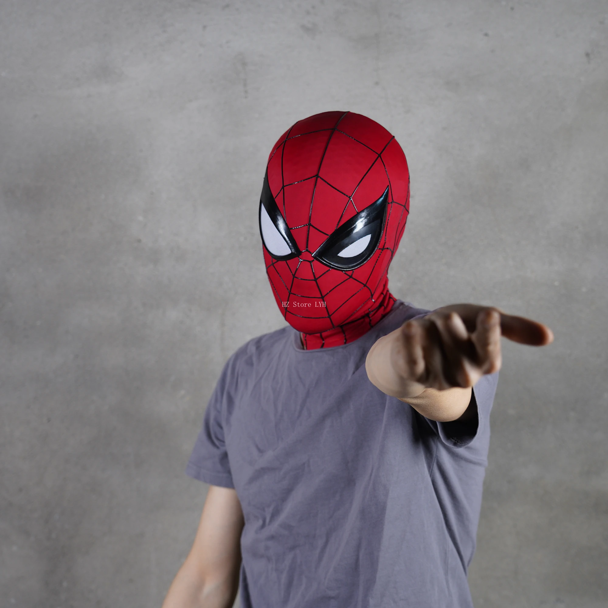 PS4スパイダーマンマスク、取り外し可能な目付き、ゲーム復刻版