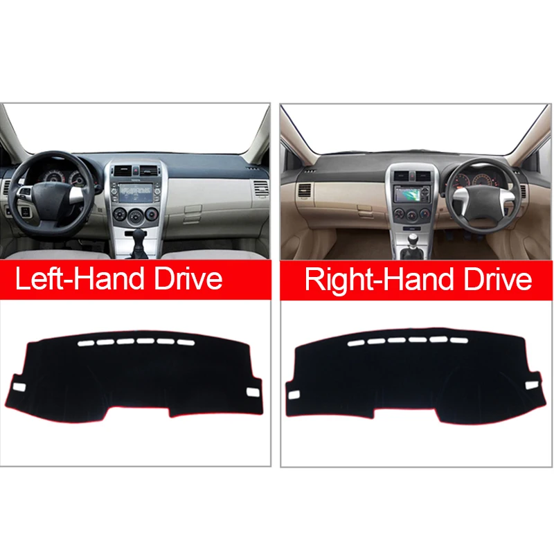 For Toyota Corolla Axio Fielder 2007 2008 2009 2010 2011 2012 2013 Car Dashboard Cover Dash Mat Sun Shade Pad Accessories