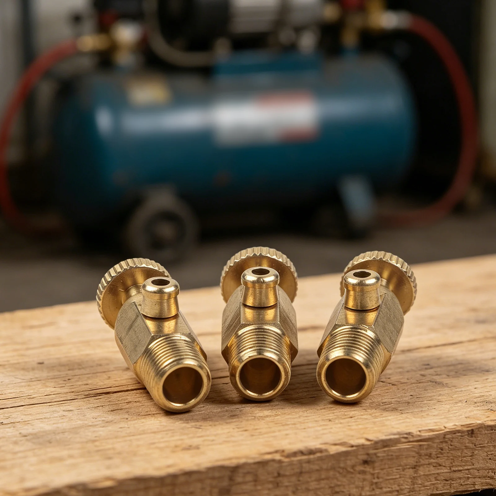 Brass Air Pressure Release Valve Designed for Water Discharge in Cast Iron Radiator and Vintage Heating System Installations
