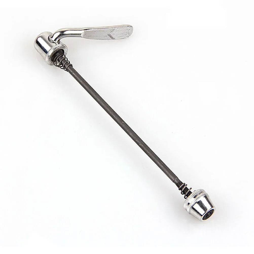 

Стальной быстросъемный стержень для заднего колеса. Простая установка. Снятие аксессуара для велосипеда. Задний шампур для велосипеда. Стальной быстросъемный шампур.