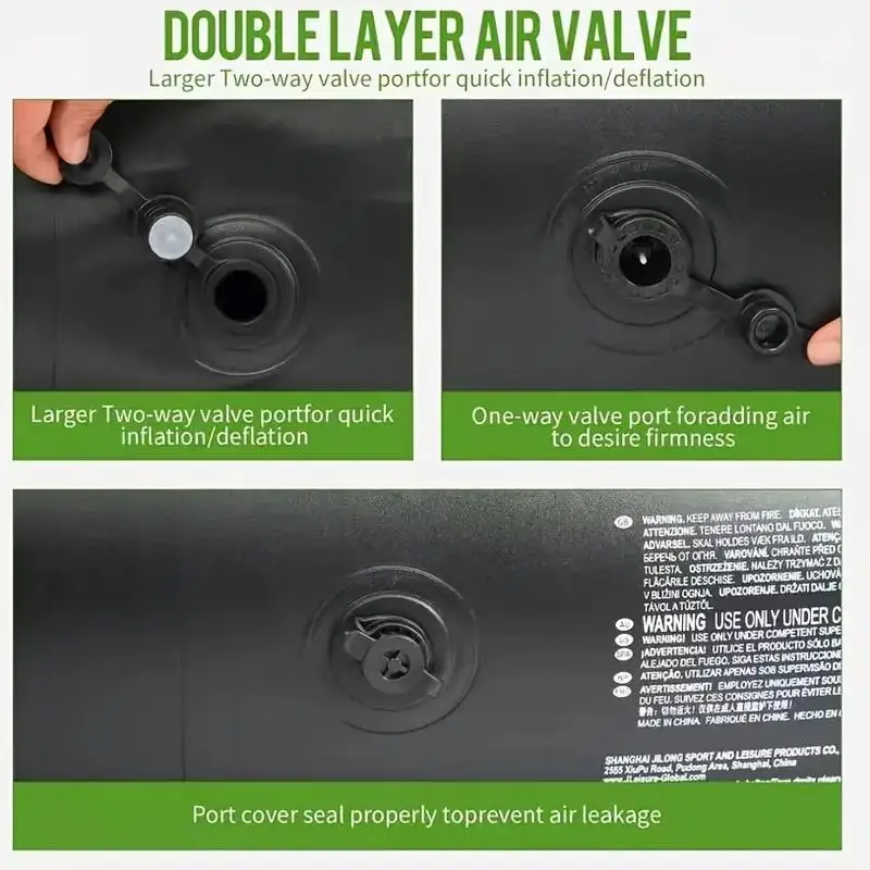 سرير قابل للنفخ محمول في الهواء الطلق، أريكة مزدوجة للاسترخاء، كرسي قابل للنفخ للتخييم قابل للطي، أريكة قابلة للنفخ في الهواء الطلق