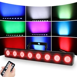 ALIEN 8 LED RGBW 4IN1 DMX Wall Wash Lamp DJ Disco Party Stage Light Effect for Dance Bar Holiday Wedding Xmas Halloween Decorate