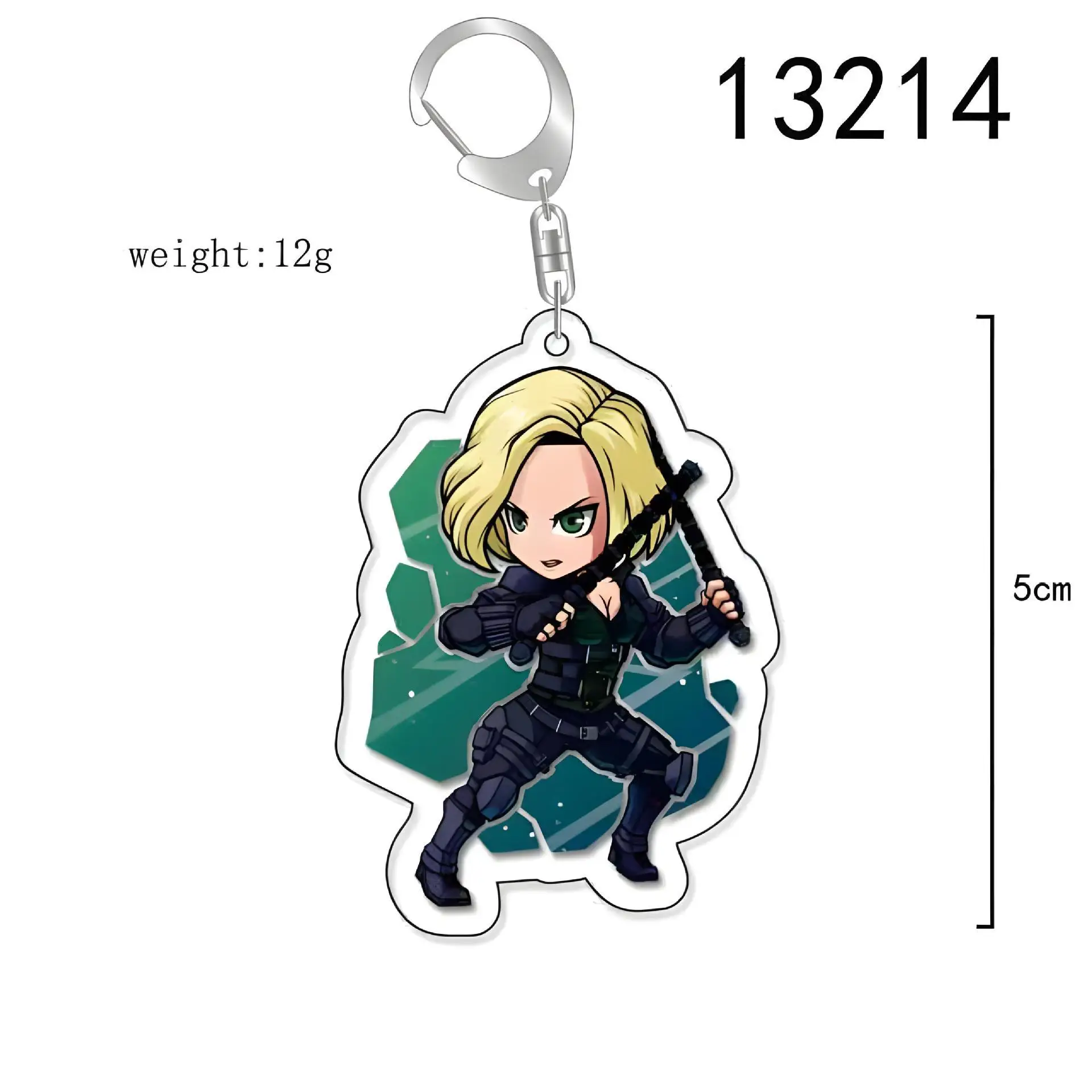 스파이더맨 주변 상품 어벤져스 마블 만화 아이언맨 캡틴 아메리카 귀여운 인형 귀여운 아크릴 만화 키체인 애니메이션 pvc