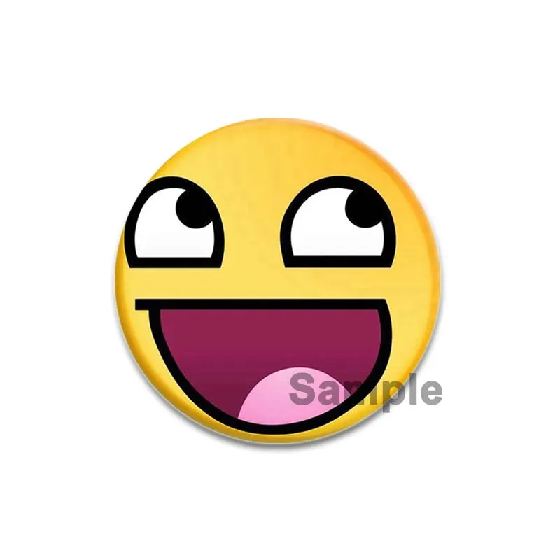 58/44/32 مللي متر الإبداعية ملحمة الوجه شارة لينة زر دبوس مضحك ملحمة الوجه ميمي بروش ل طوق ظهره قبعة الديكور الهدايا #6