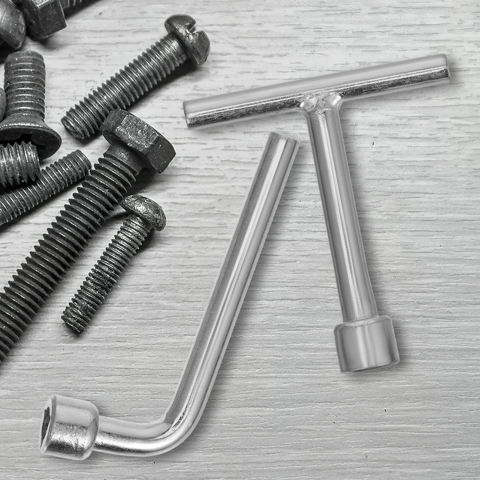 

2Pcs Triangular Socket Key Stainless Steel Heavy Duty Elevator Door Electrical Cabinet Water Panel Lock Spanner