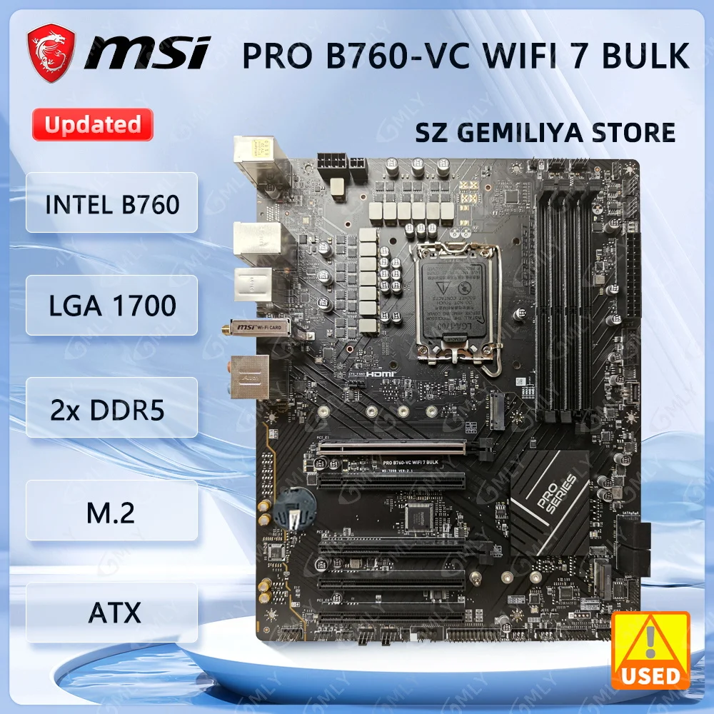 Msi Pro B760-VC Wif… - image