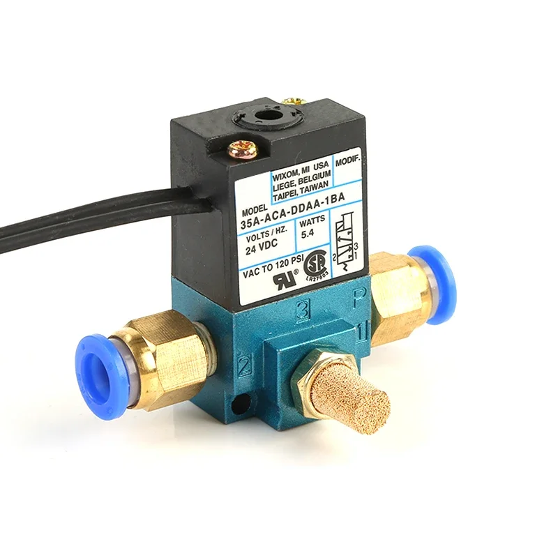 MAC 3 Port Electronic Boost Control Solenoid Valve 35A-ACA-DDBA-1BA 35A-ACA-DDFA-1BA 35A-ACA-DDAA-1BA With Brass