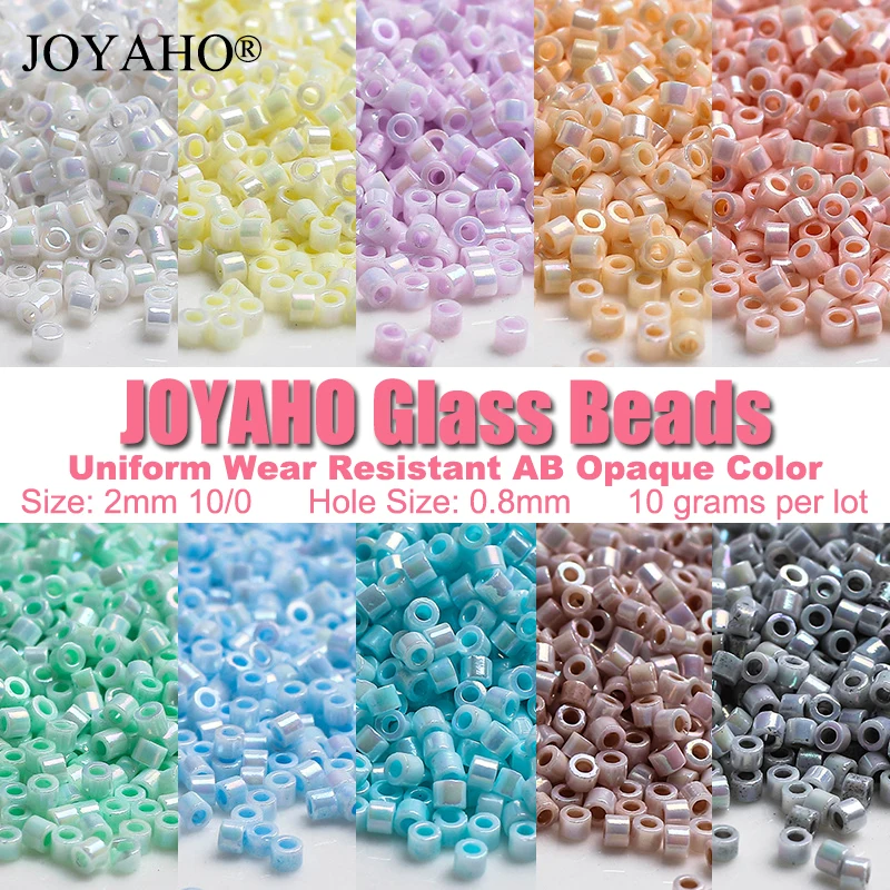 2mm Glass Seed Beads 10/0 AB Opaque Color Japanese Spacer Seedbead for DIY Sewing Jewelry Making Earring Bracelet