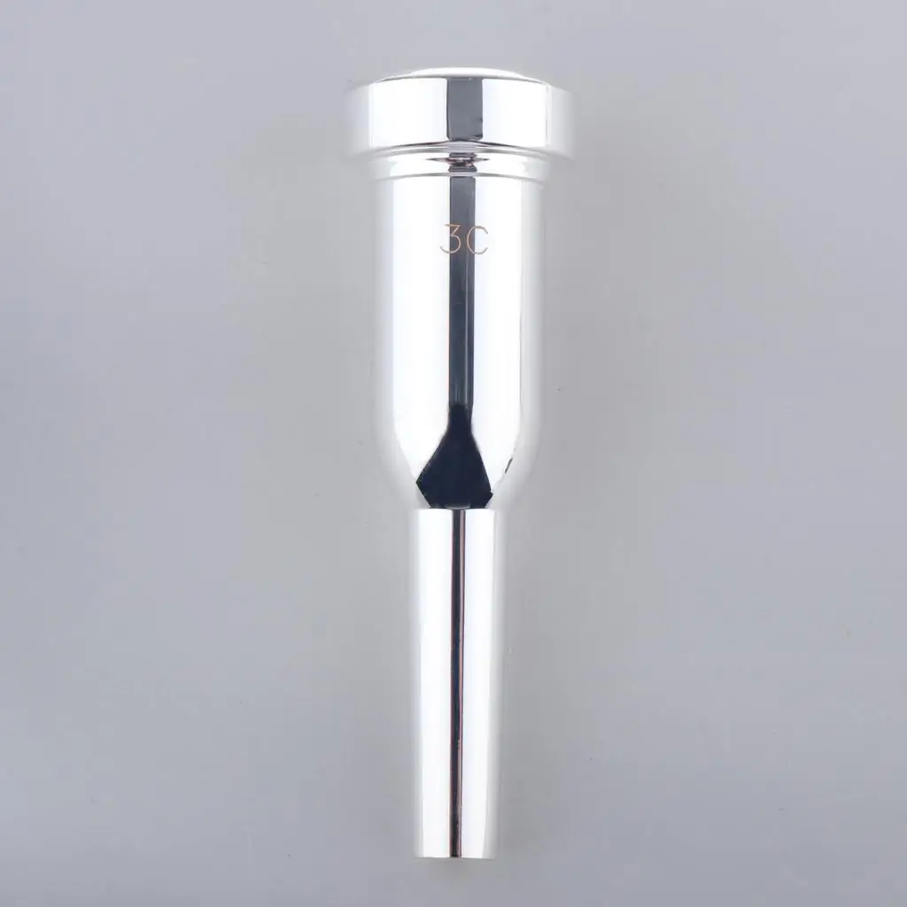 

Мундштук для трубы усиленный, с серебряным покрытием 3C, высококачественный аксессуар для музыкальных инструментов, для ремонта трубы